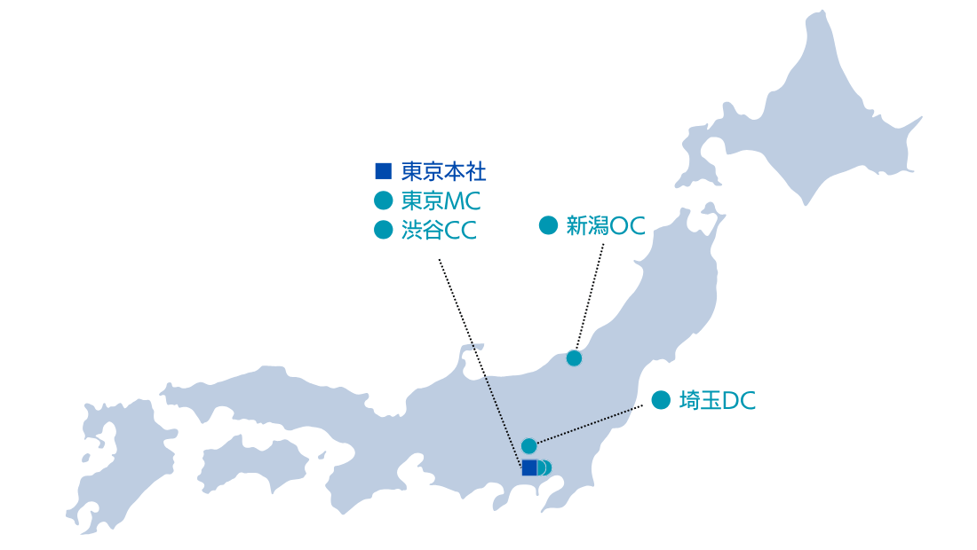株式会社シャッフルの国内事業拠点